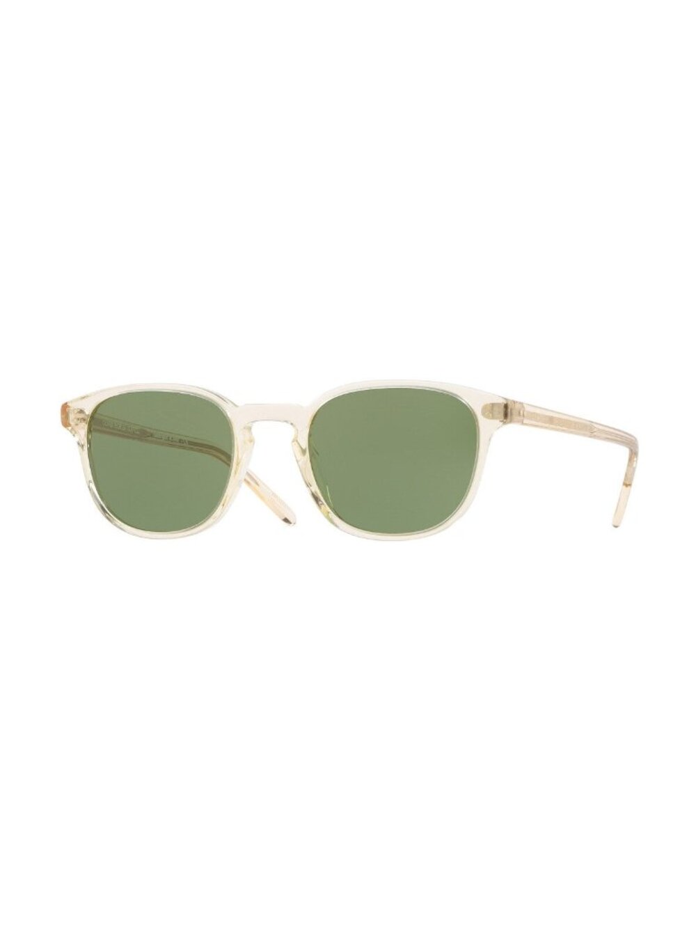 New Oliver Peoples Men's Sunglasses Red Aviator Green Lens Injected Frame SUN 49